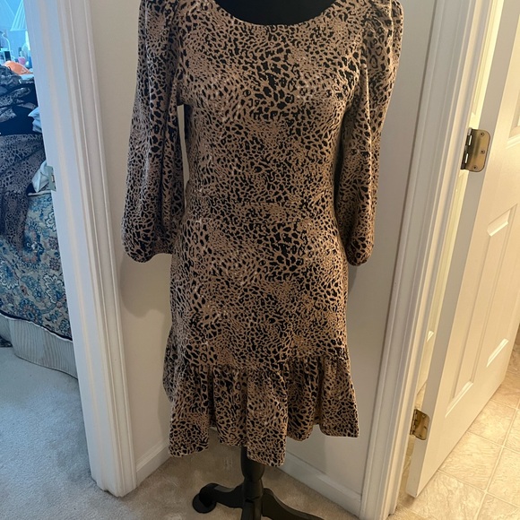 ANTHROPOLOGIE Maeve Knit Cut-Out Mini Dress - Picture 4 of 6